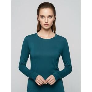 Comfrt Cloud Long Sleeve Tee Shirt Size Small Color Alpine Style KJHU200A New In